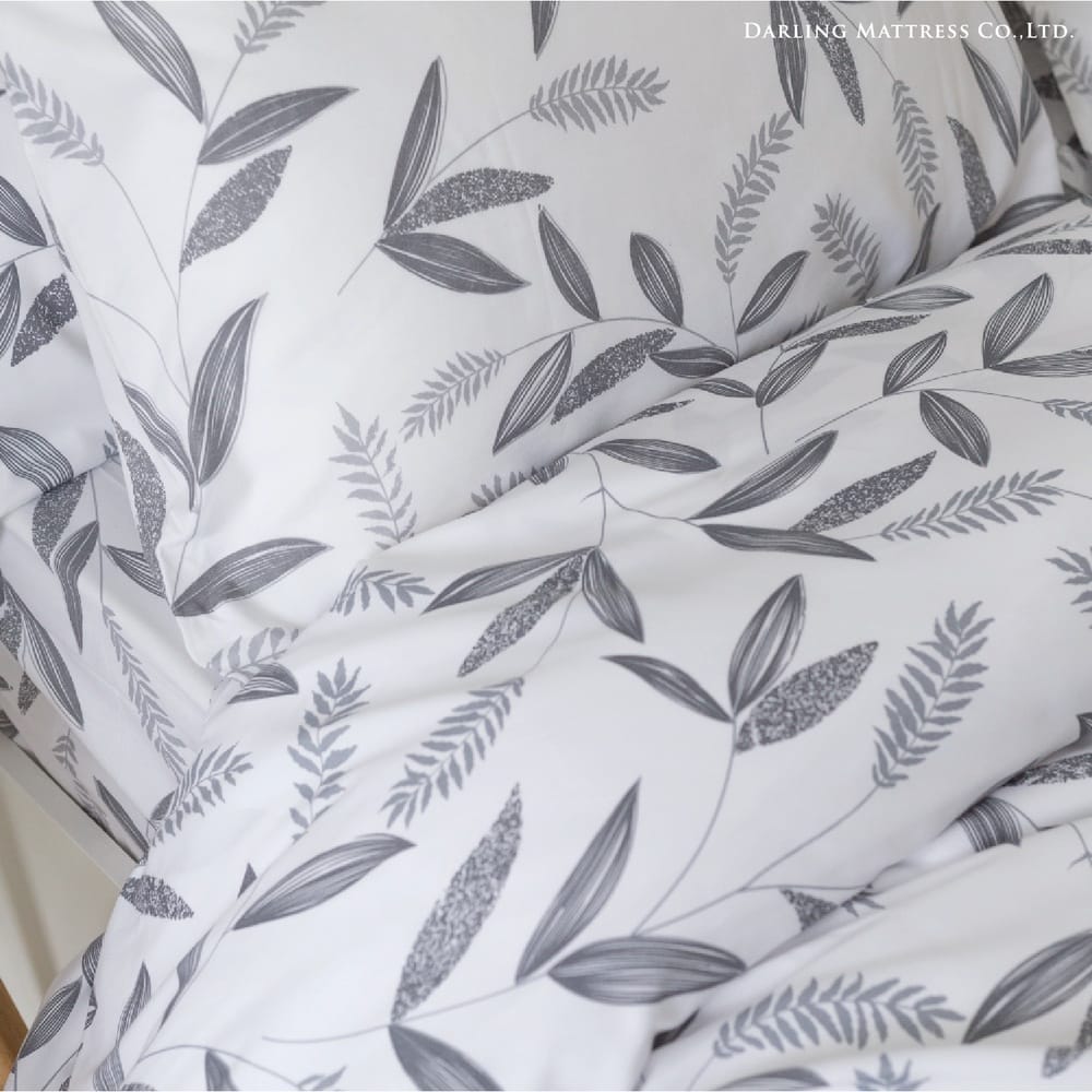ชุดผ้าปูผ้านวม 3.5 ฟุต DARLING MATTRESS รุ่นลายดอกไม้ ลายลีฟ
